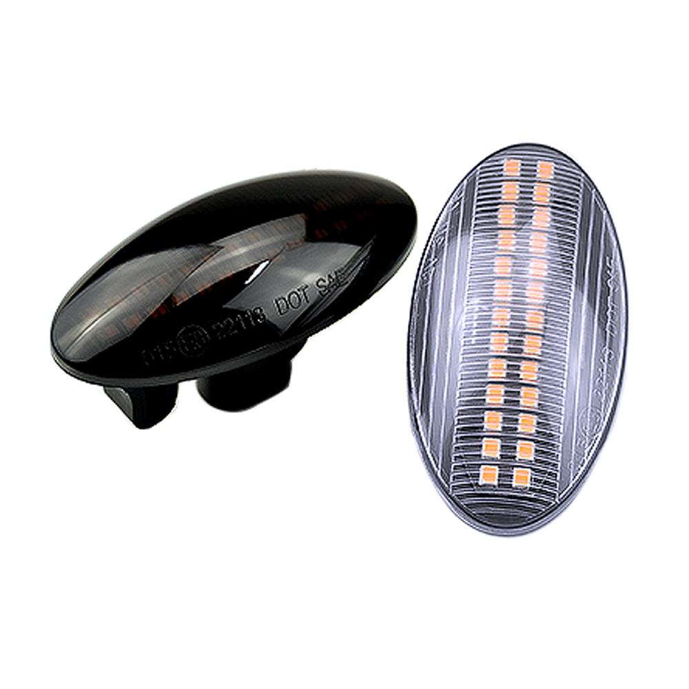 2pcs Dynamic LED Side Marker Turn Signal Lights Indicator Amber Repeater Car Lights For Suzuki Swift Jimmy Vitara SX4Turn Signal 2