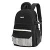 Casual Large Capacity Lightweight Patchwork Backpack for Girls Student School Bag Leisure College Style Double Shoulder Bag