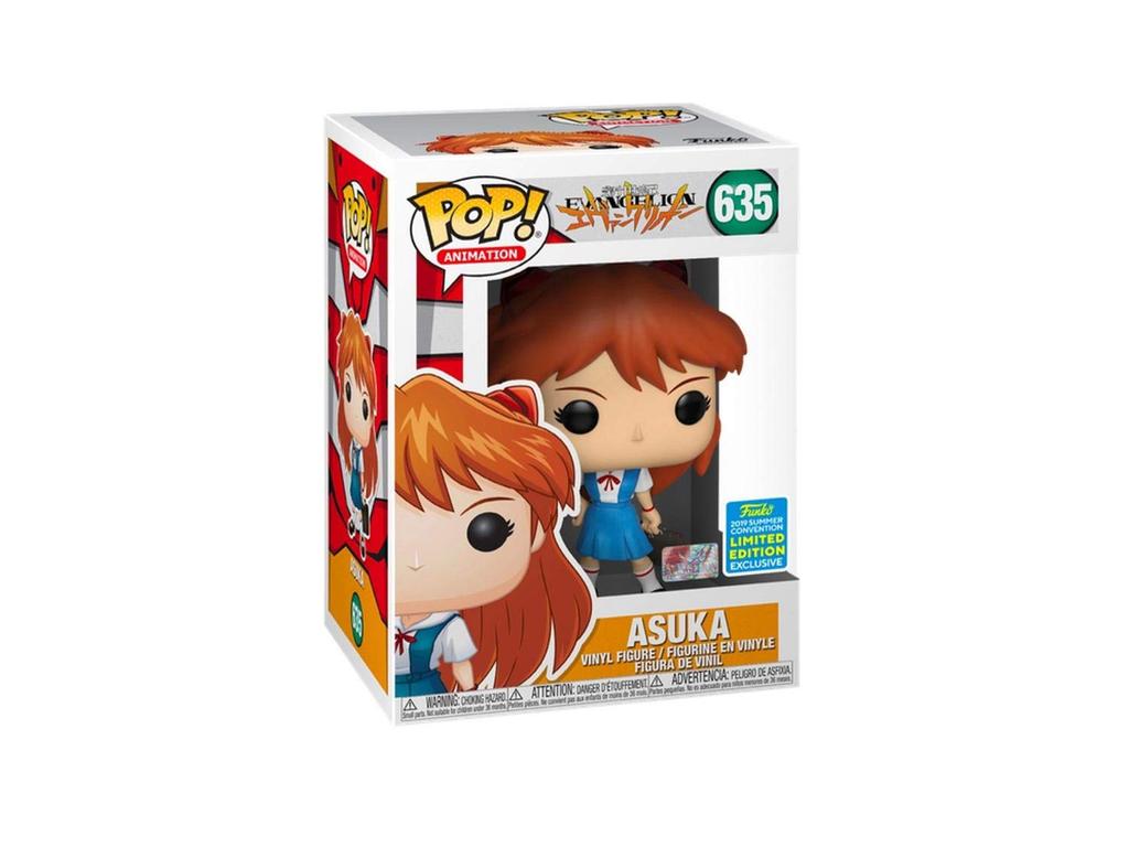 Funko Евангелион Аска 2019 Летний Турнир Ограниченная Виниловая Фигурка POP! (Школьная форма) [Элемент]