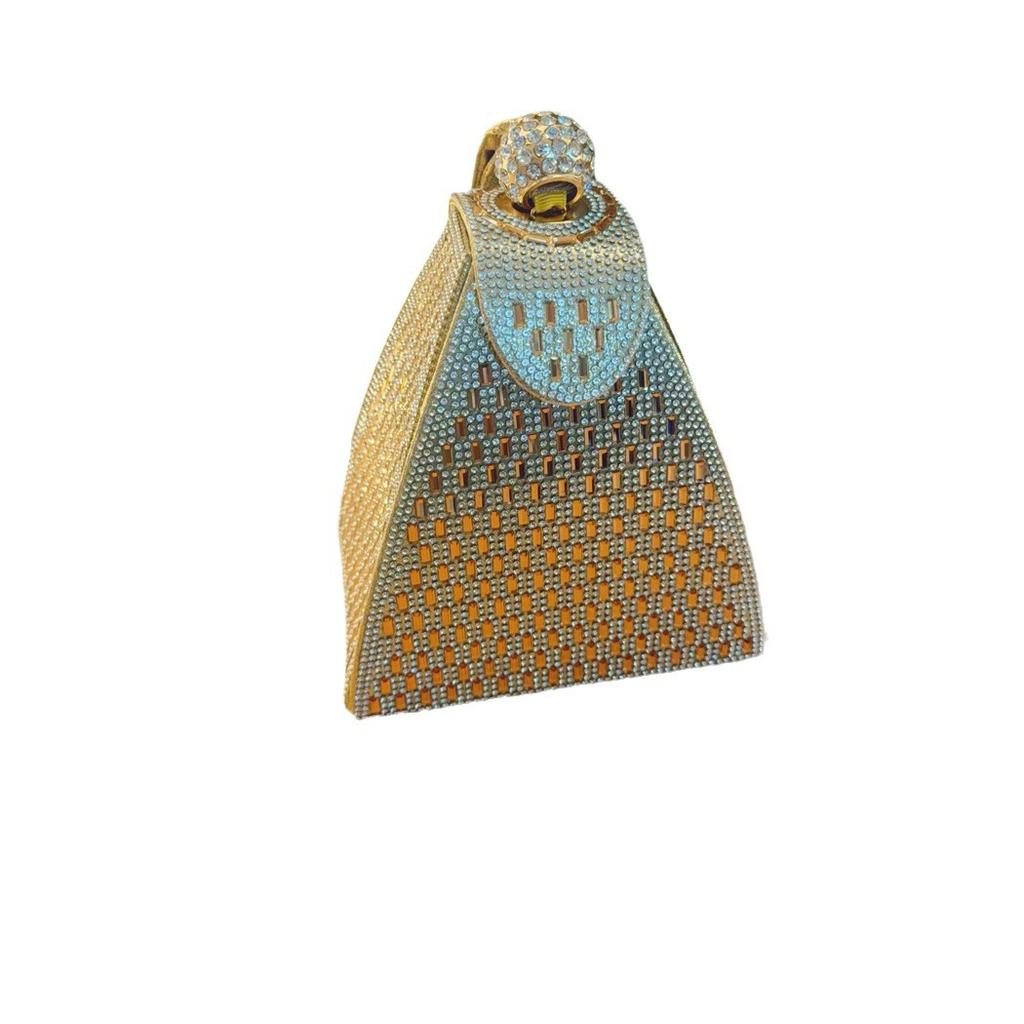 Handbag Water Diamond Bag Socialite Banquet Diamond-encrusted Hand-held Bag Fashionable Bag Dinner Bag