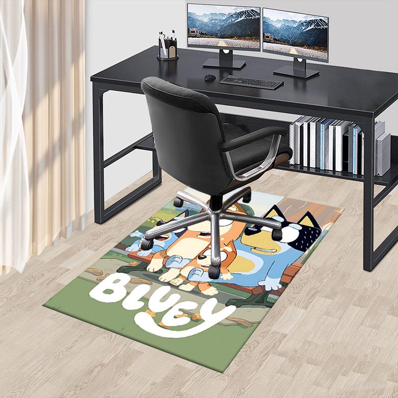 Bluey'S Adventure Park Carpet For Playroom Bedroom Living Room Sofa Home Decorkids Game Area Rug Nonslip Floor Mat