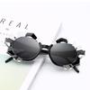 Irregular Plastic Frame Pink Lens Myopia Sun Glasses With Degree Sun Glasses For Women Prescription 0 -0.5 -0.75 To -6
