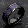 Classic 8mm Black Tungsten Wedding Celtic Dragon For Men  Stainless Steel Red Carbon Fiber Ring Band