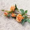 Ветка розы яркий цвет яркий макет сцены практичный яркий не выцветающий имитация пиона домашний сад свадебное украшение