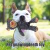 Игрушка для жевания собак с пищащим вкусом, интерактивная плюшевая игрушка-медведь со звуком, неразрушимая игрушка для чистки зубов у собак, для агрессивных любителей жевать