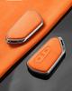 Interior Mouldings Aluminum Alloy Turn Fur for VW Volkswagen Golf 8 Mk8 2020 Skoda 3 Button Smart Remote Car Key Case Cover Ring