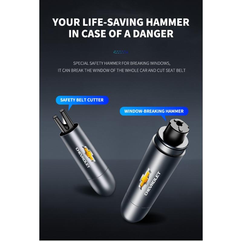 Автомобильный молоток-гвоздодер Аварийный стеклобой Резак для ремня безопасности Для Chevrolet Captiva Colorado Cruze Spark Malibu Автоаксессуары