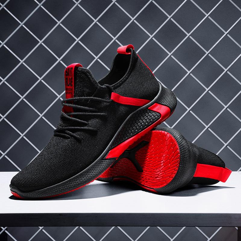2025 весна и осень новая спортивная обувь мужская трендовая дышащая мужская повседневная обувь с сетчатым верхом для бега