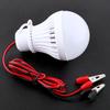 Portable 12V 5W LED Bulbs for Camping Solar Hunting Emergency Clip Light