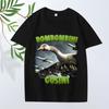 Bombombini Gusini Гусь Авиаудар Итальянский Мем Мозговая Гниль Футболка мужская женская Оверсайз 100% Хлопок короткий рукав Летние УнисексТопы