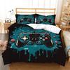 3D Game Console Printing Home Bedding Set King Size Bed Clothes Microfiber High Ranking Duvet Cover Set
