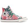 Converse Chuck Taylor All Star High Jungle Scene — кроссовки унисекс с розовым цветочным принтом Egret Black 171077C