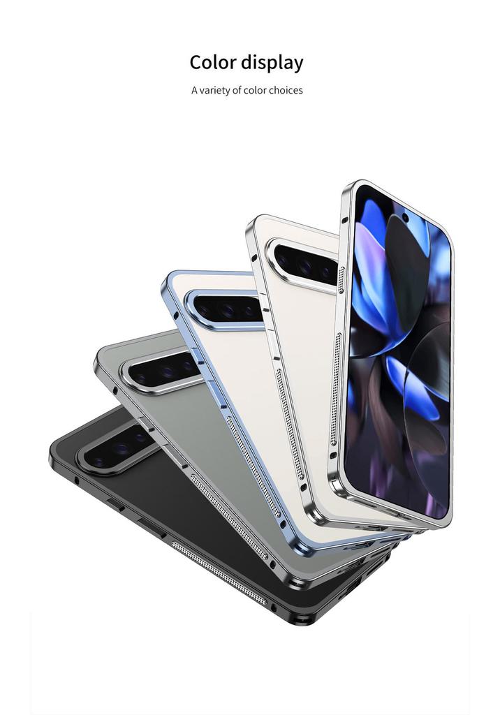 Чехол-накладка с металлическим ободком для Google Pixel 9 Pro XL, с теплоотводом