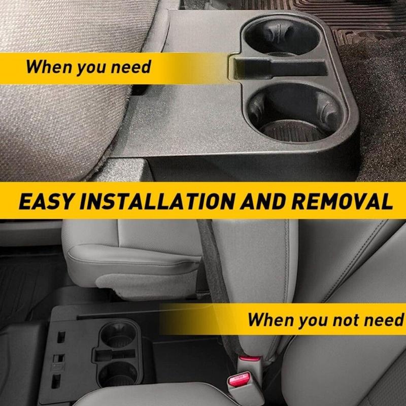 Подходит для F150 F250 F350 F450 HC3Z2813562AB Автомобильный передний центральный консольный держатель для стакана воды кронштейн-органайзер прочный