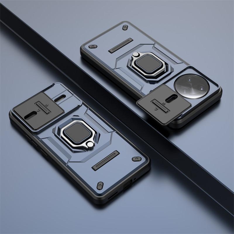 Для Xiaomi Poco F7 Ultra Чехол Slide Camera Lens Чехлы Xiaomi Poco F7 Ultra Чехол Противоударный бронированный чехол для ПК Xiaomi Poco F7 Ultra