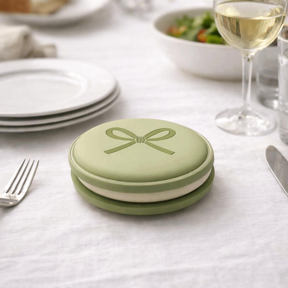 6 Piece Thickened Cup Mat Non-slip Drink Pad Household Macaroon Coaster Set  Office