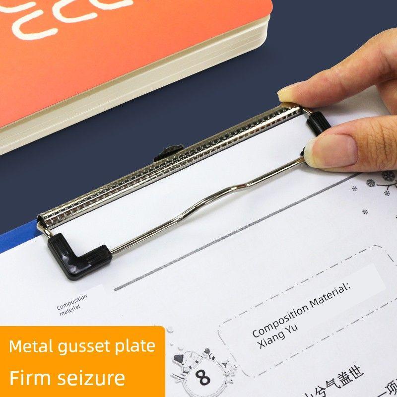Approval Book Clip Multifunctional A5 Flat Board Nail Menu Plastic Writing Board Plate Holder Stationery Office Supplies Vertical Book for Students