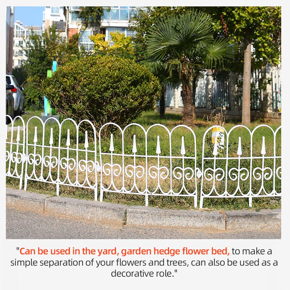 Декоративная вставка для садового забора, 6 шт., нержавеющий пластиковый садовый забор, окантовка газона, клумбы