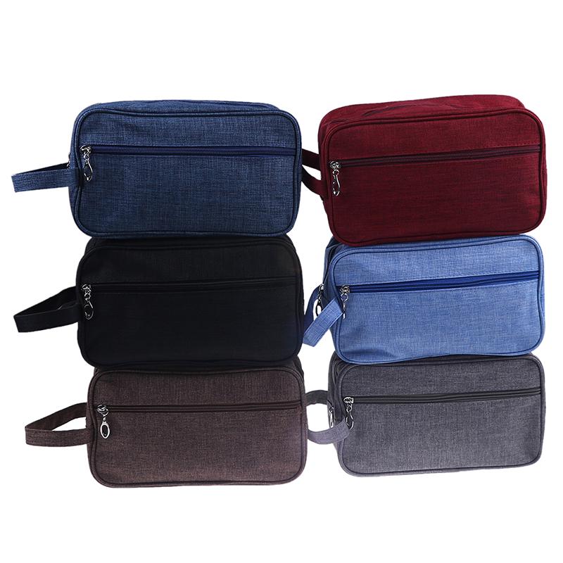 Women Men Cosmetic Canvas Case Makeup Bag Women Travel Waterproof Toilet Bags