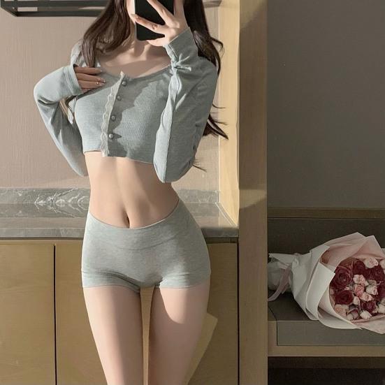 Women's Boyshort Panties Full Coverage Cotton Boxer Briefs Seamless Stretch Underwear Panties for Daily Wear