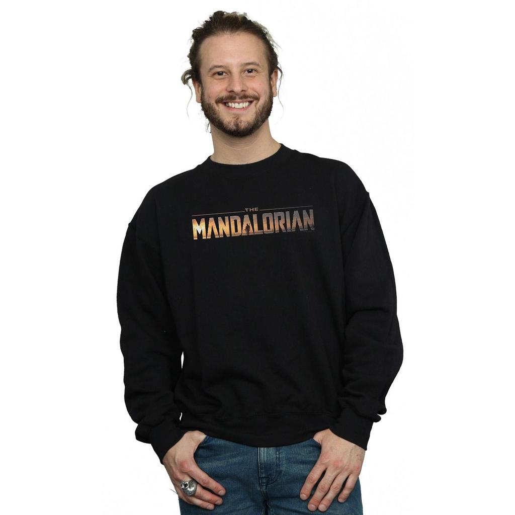 Star Wars Mens The Mandalorian Series Logo Sweatshirt