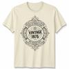 Vintage 1975 Aged To Perfection 51st Birthday Occasions Unisexs Unisexs Graphic Tee