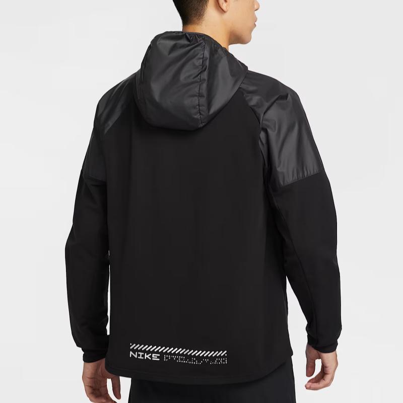 Nike Куртка мужская Miler As M Nk Rpl Wntrzd с капюшоном на молнии с длинным рукавом HV2670010