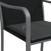 Garden Chairs with Cushions 2 pcs Black 56x59x84 cm PE Rattan