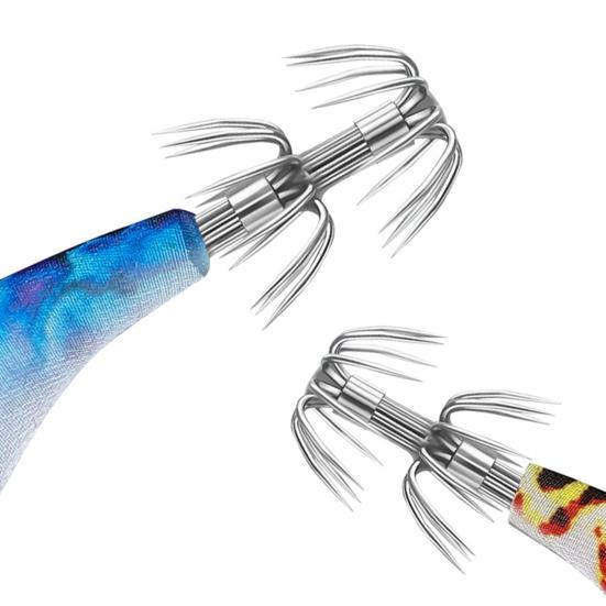 9CM/7G светящаяся в темноте приманка в виде креветки с крючком для кальмара, реалистичная бионическая искусственная приманка для ловли соленого пресноводного окуня, судака, форели, аксессуары для рыбалки