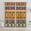 2pcs Boho Mandala Printed Window Curtains For Bedroom Living Room Rod Pocket Drapes For Bathroom Patio Door Windows Home Decor