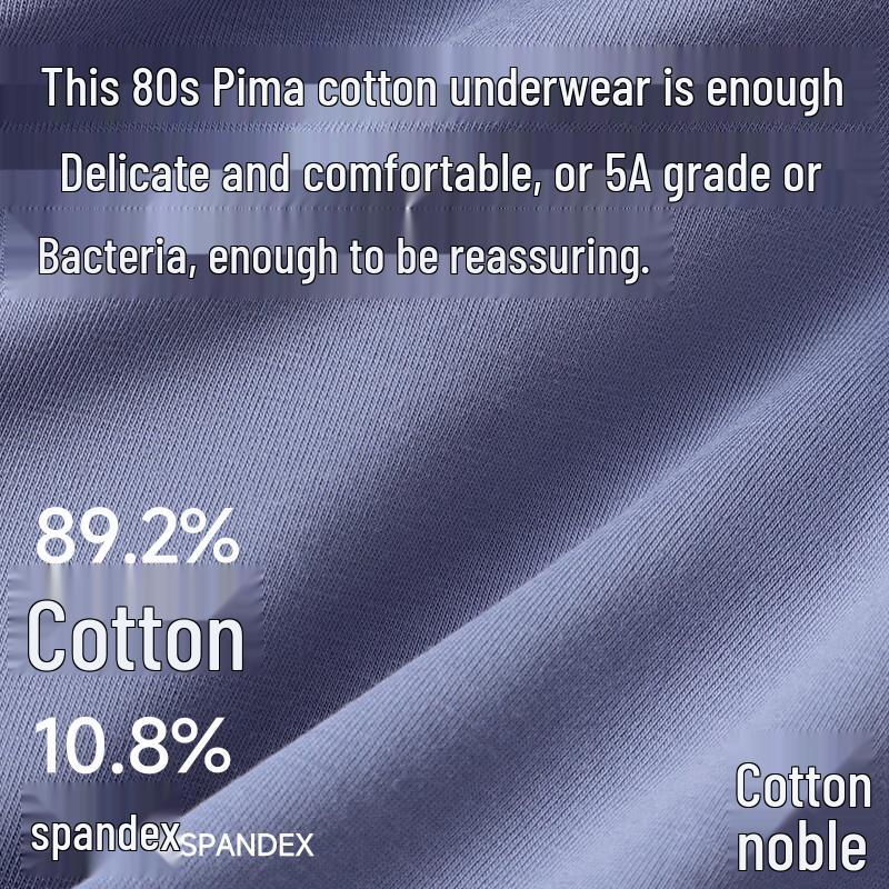 Мужские трусы-боксеры с длинными штанинами из пима-хлопка, предотвращающие натирание