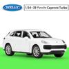 Welly 1:36 Scale Porsche Cayenne Turbo Alloy Car Model Diecasts Metal Toy Vehicles Car Model High Simulation Collection Childrens Gifts