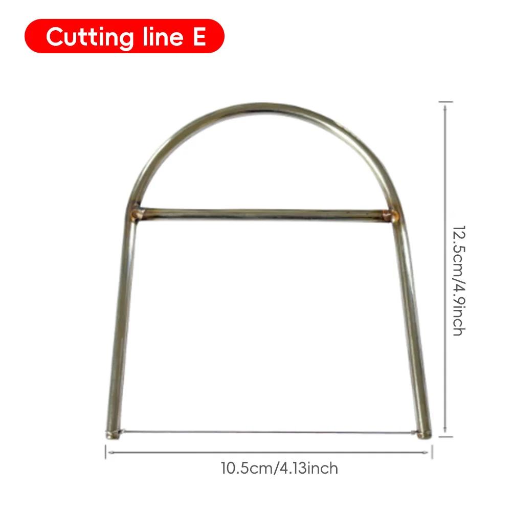DIY Ceramic Clay Sculpture 1Pc Precision U Shape Stainless Steel Pottery Cutting Tool Adjustable Wire Clay Cutter Craft Supplies