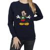 Disney Womens/Ladies Mickey Mouse Christmas Jumper Sweatshirt