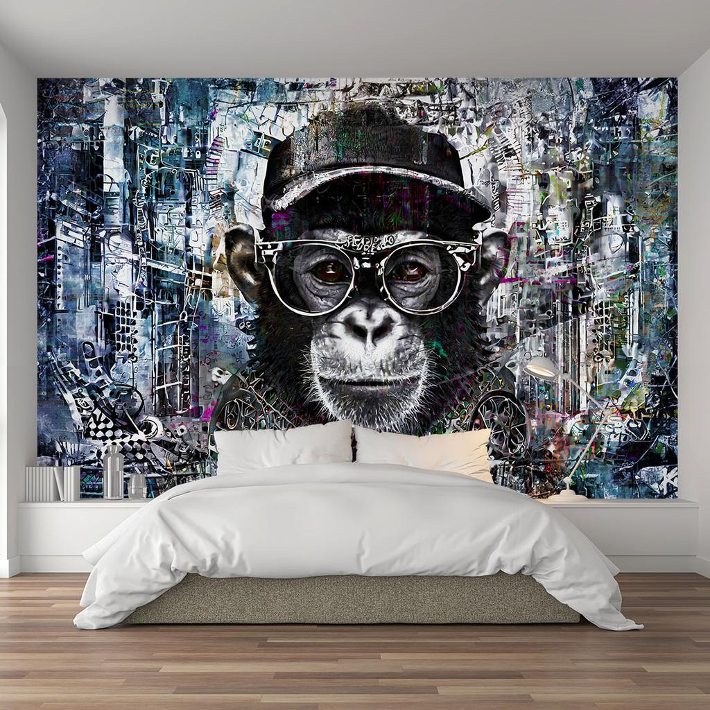 Wallpaper Chimpanzee Monkey Abstraction