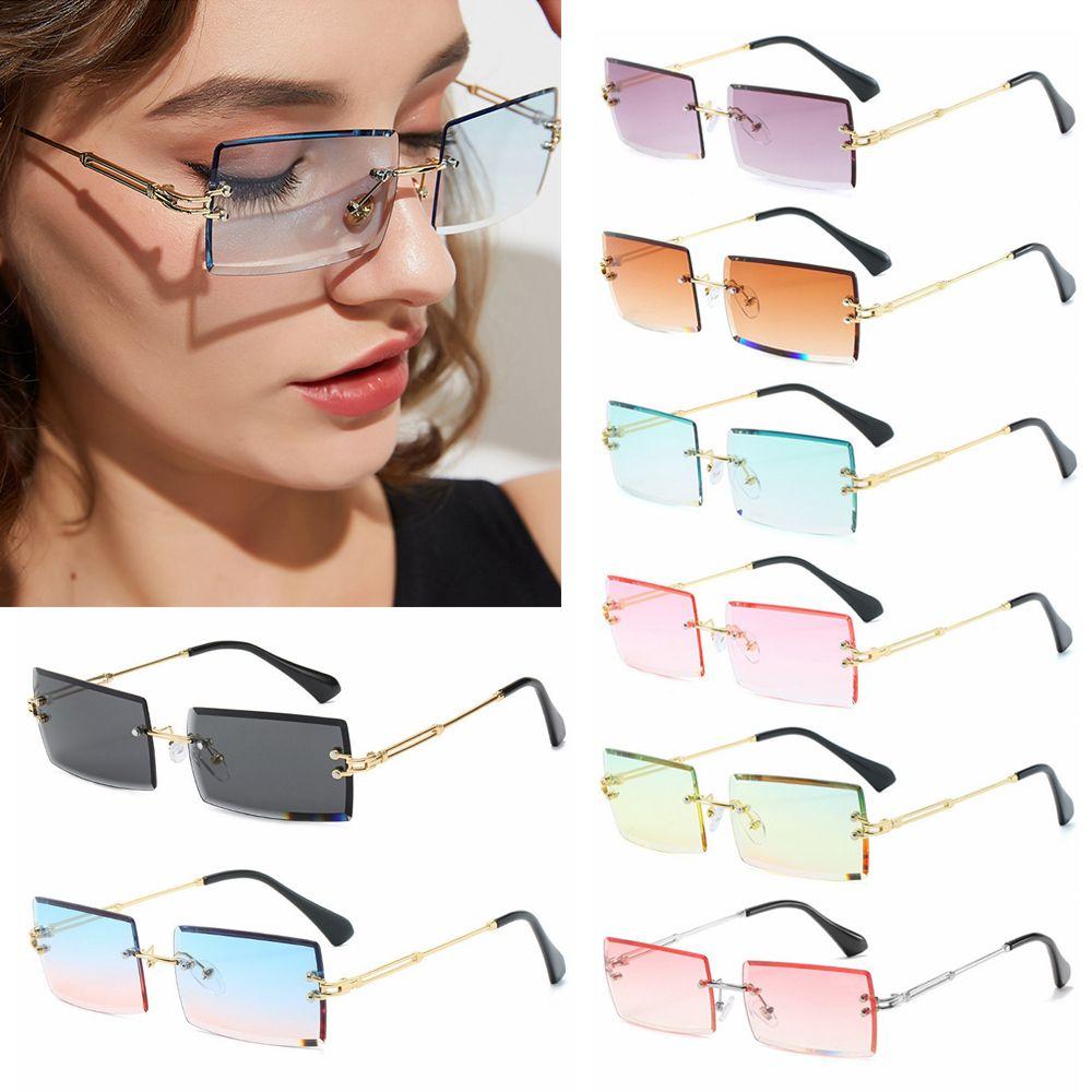 2020 Trendy UV400 Summer Eyewear Rectangle Sun Glasses Square Sunglasses Shades Fashion Sunglasses