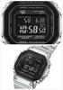 Часы Полностью Черные Серебристые [Casio] G-Shock - Металл, Bluetooth, Радиоуправляемые Солнечные, Безель, GMW-B5000BT-1JF, Мужские,