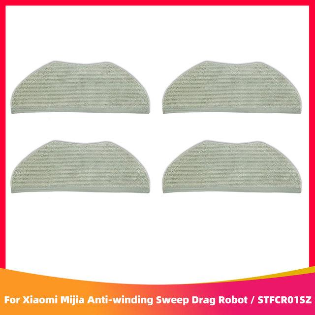 Для Xiaomi Mijia Anti-winding Sweep Drag Robot Vacuum Cleaner STFCR01SZ запасные части для боковой щетки Hepa Filter Mop Rag