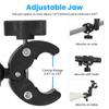 1 Inch Ball Head Adapter for Mount Motorcycle Handlebar Clip Rearview Mirror Bracket for GoPro 13 12 Sports Cameras Accessories