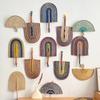 Seaweed Woven Nordic Hand-woven Decoration Home Wall Hanging Living Room Porch Background Home Wall Fan Pendant