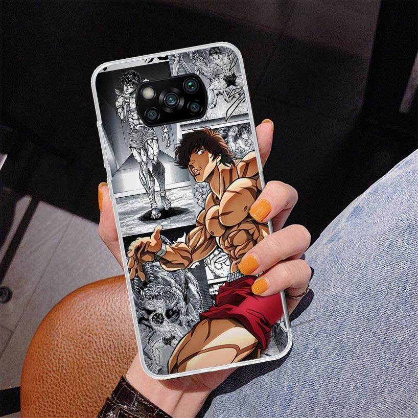Чехол для телефона Baki the Grappler Original Anime для Xiaomi Poco X7 X6 X5 Pro F7 Ultra Redmi 15C 15 13C 13 12C 12 10 10A 10C 9 9A 9C