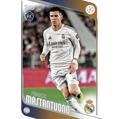 2026 Topps UEFA Япония Издание Футбольная Hobby Box Японская Версия Запечатанная на Фабрике