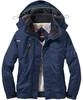 Work Clothes Uniform Cold Weather Blouson Large BURTLE 7210 3 (with Hood) (M, Navy)