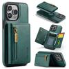 DG.MING M5 Series For iPhone 16 Pro Case Detachable Magnetic Leather Phone Cover with Card Slots
