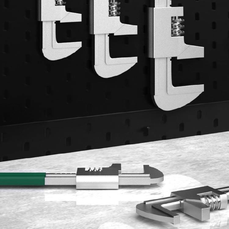 Высокомоментный регулируемый гаечный ключ, угловой ключ с большой емкостью губок 9,8 см, нескользящая рукоятка для точной затяжки