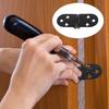 4 Pcs 80*30mm Folding Table Hinges Zinc Alloy Cabinet Door Hinges Durable Flip Top Hinges  Cabinet