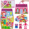 Girl Dress Up, Educational Toys, Puzzle Felt Quiet Book, Learning Board Felt Dress Up House, Busy Board