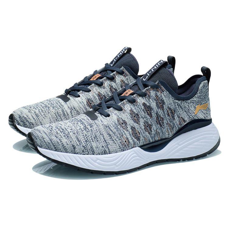 Li-Ning Мужские кроссовки Soft Intermediate Grey Ink Intermediate-Grey Ink-Grey ARSR019-3