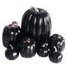 7 Pieces Faux Pumpkins Decorations Decor Crafts Artificial Ornaments for Seasonal Fireplace