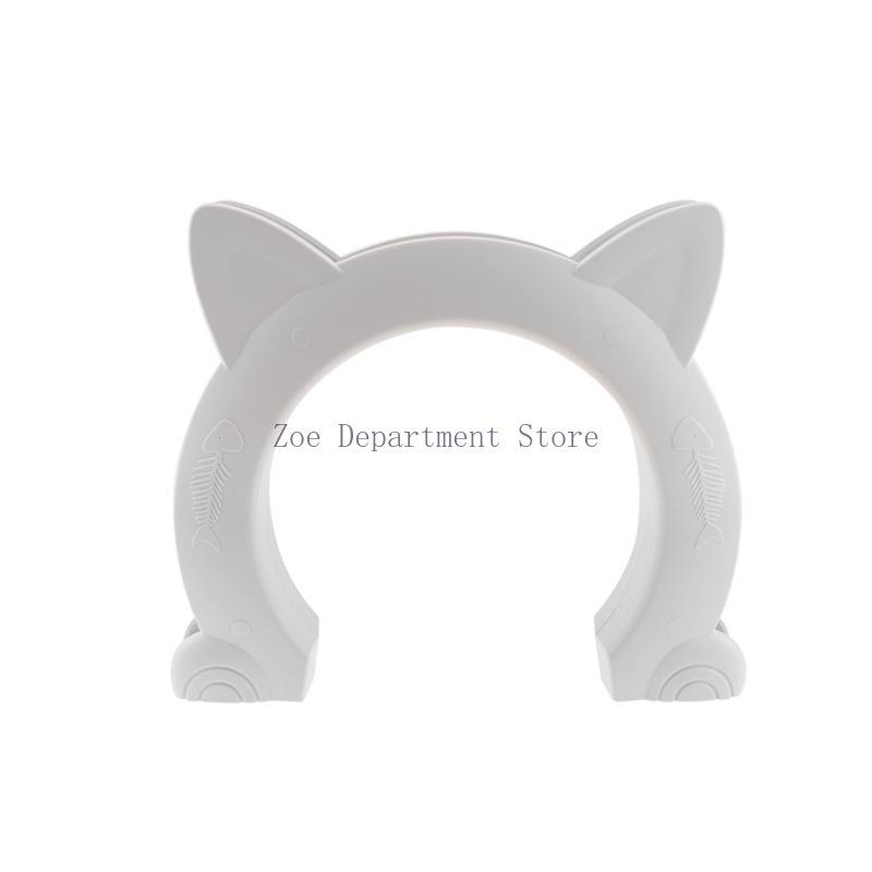 Cat Door Dog Hole Access Direction Controllable Toy For Pet Training Dog Cats Kitten ABS Plastic Small Pet Gate Door Kit Cat Dog